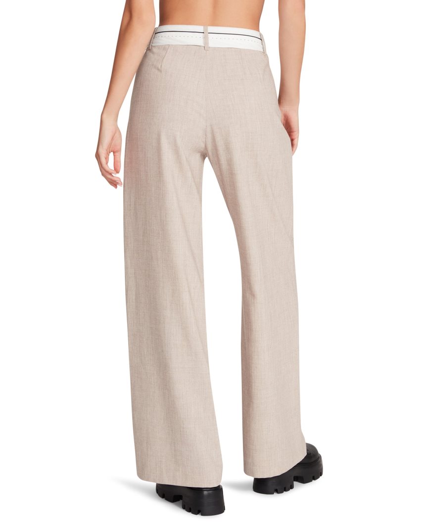 Beige Steve Madden Izzie Women's Pants | PH 6075PZC